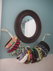 mirror and headbands